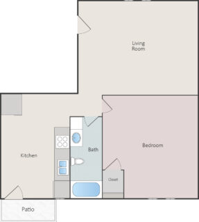 1 Bed / 1 Bath / 700 sq ft / Availability: Please Call / Deposit: $300 / Rent: $890